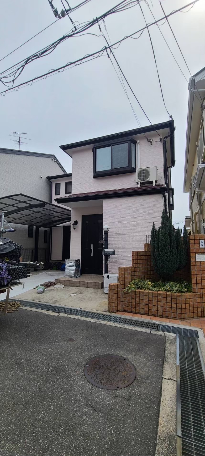 大阪府箕面市K様の外壁塗装事例before